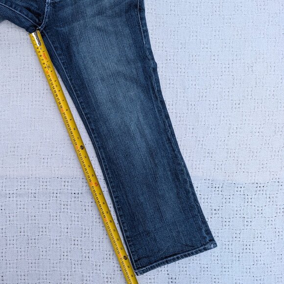 Vtg Victoria Beckham Rock & Republic Blue Denim Bootcut Jeans Women’s Size 30 - Picture 3 of 9